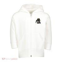 Labrador Hunting Dog With Duck Hello Hunting Season Toddler Zip Fleece Hoodie thumb 0