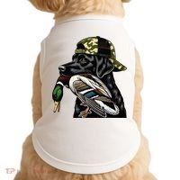 Labrador Hunting Dog With Duck Hello Hunting Season Doggie Tank thumb 0