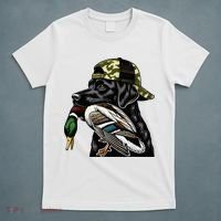 Labrador Hunting Dog With Duck Hello Hunting Season T-Shirt thumb 5