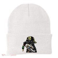 Labrador Hunting Dog With Duck Hello Hunting Season Beanie thumb 0