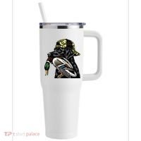 Labrador Hunting Dog With Duck Hello Hunting Season 40oz Vacuum Insulated Stainless Steel Travel Tumbler thumb 0