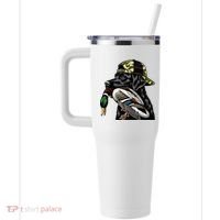 Labrador Hunting Dog With Duck Hello Hunting Season 40oz Vacuum Insulated Stainless Steel Travel Tumbler thumb 2