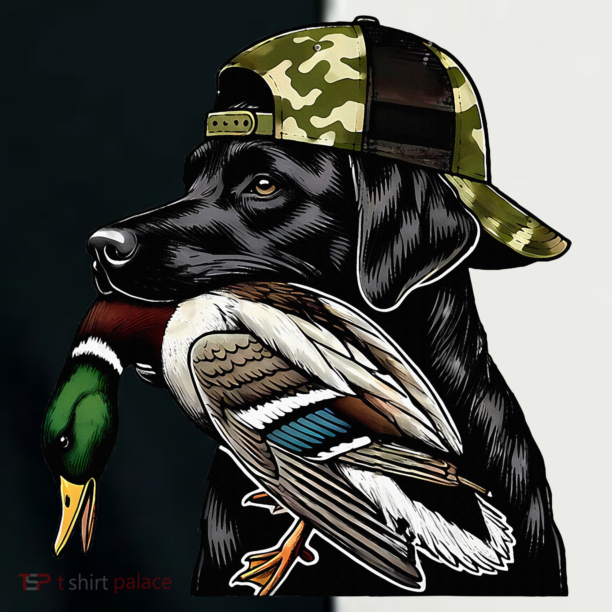 Labrador Hunting Dog With Duck Hello Hunting Season Toddler Fine Jersey T-Shirt