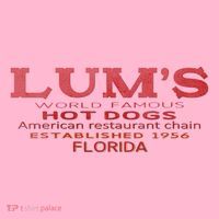 Lum Hot Dogs Florida 1956 Coaster thumb 2