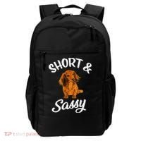 Long Haired Dachshund funny animal lovers Backpack thumb 0