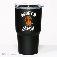 Long Haired Dachshund funny animal lovers Tumbler thumb 0