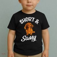 Long Haired Dachshund funny animal lovers Toddler T-Shirt thumb 2