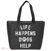 Life Happens Dogs Help Tote Bag thumb 0
