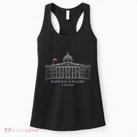 London Hand Drawing Of The National Gallery Building Great Women's Tank Top thumb 0