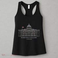 London Hand Drawing Of The National Gallery Building Great Women's Tank Top thumb 3
