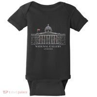 London Hand Drawing Of The National Gallery Building Great Baby Bodysuit thumb 0