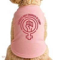 La Honte Doit Changer De Camp Feminist Gisele Pelicot Doggie Tank thumb 0