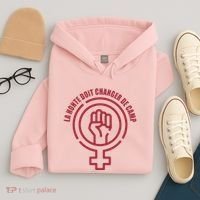La Honte Doit Changer De Camp Feminist Gisele Pelicot Hoodie thumb 4