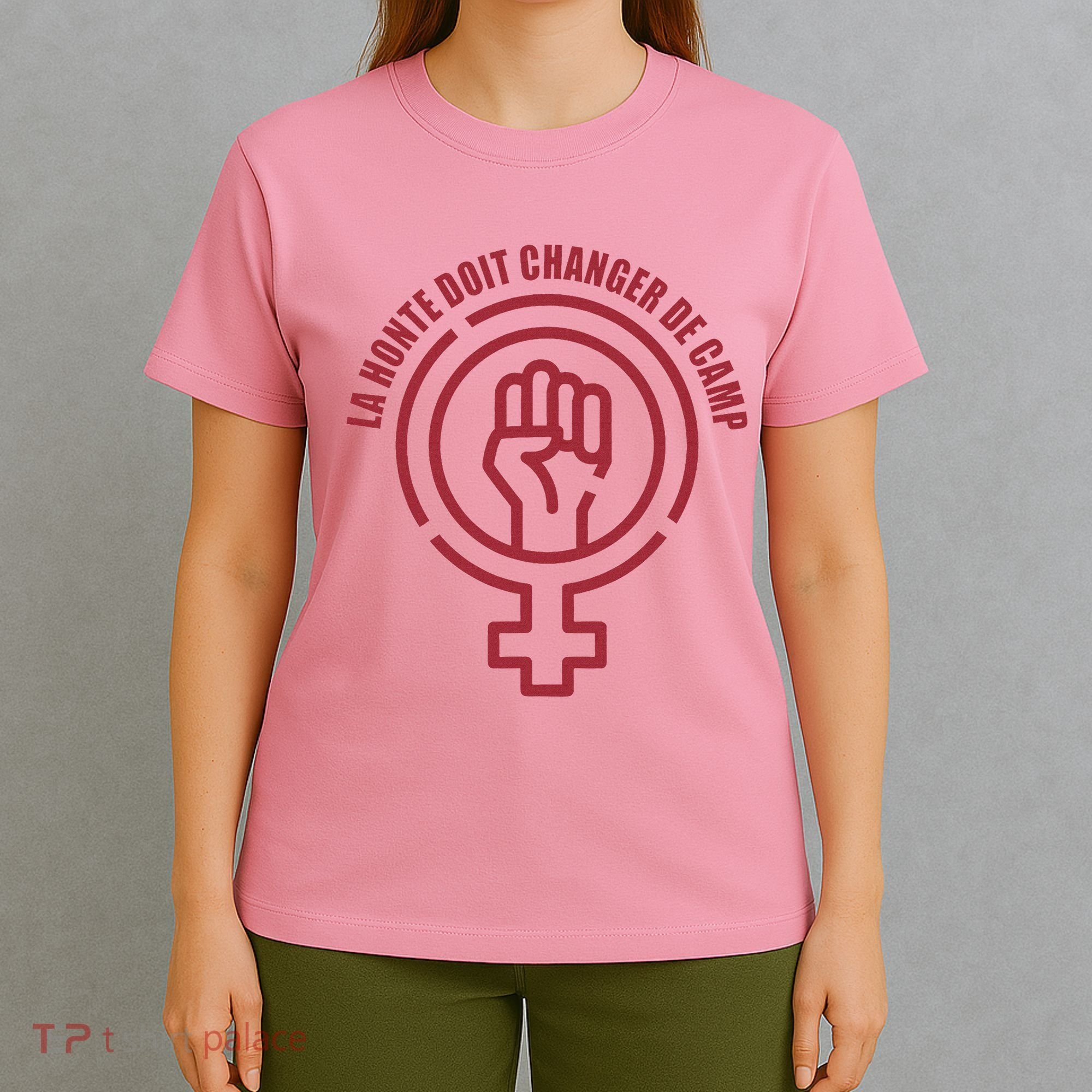 La Honte Doit Changer De Camp Feminist Gisele Pelicot T-Shirt