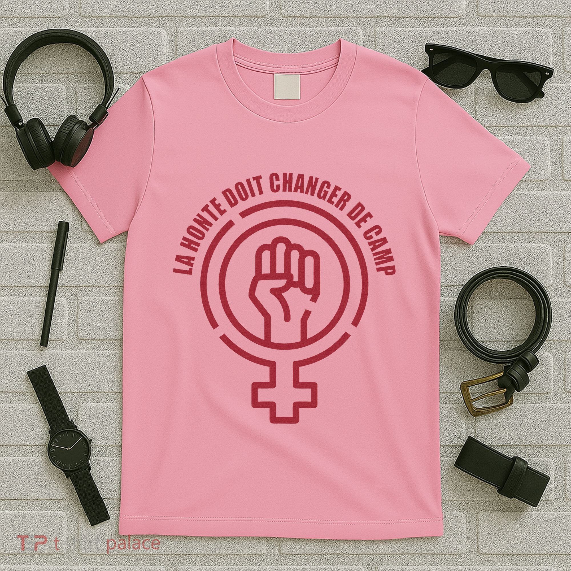 La Honte Doit Changer De Camp Feminist Gisele Pelicot T-Shirt
