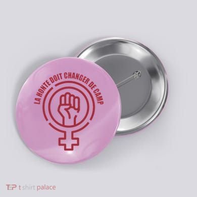 La Honte Doit Changer De Camp Feminist Gisele Pelicot Button