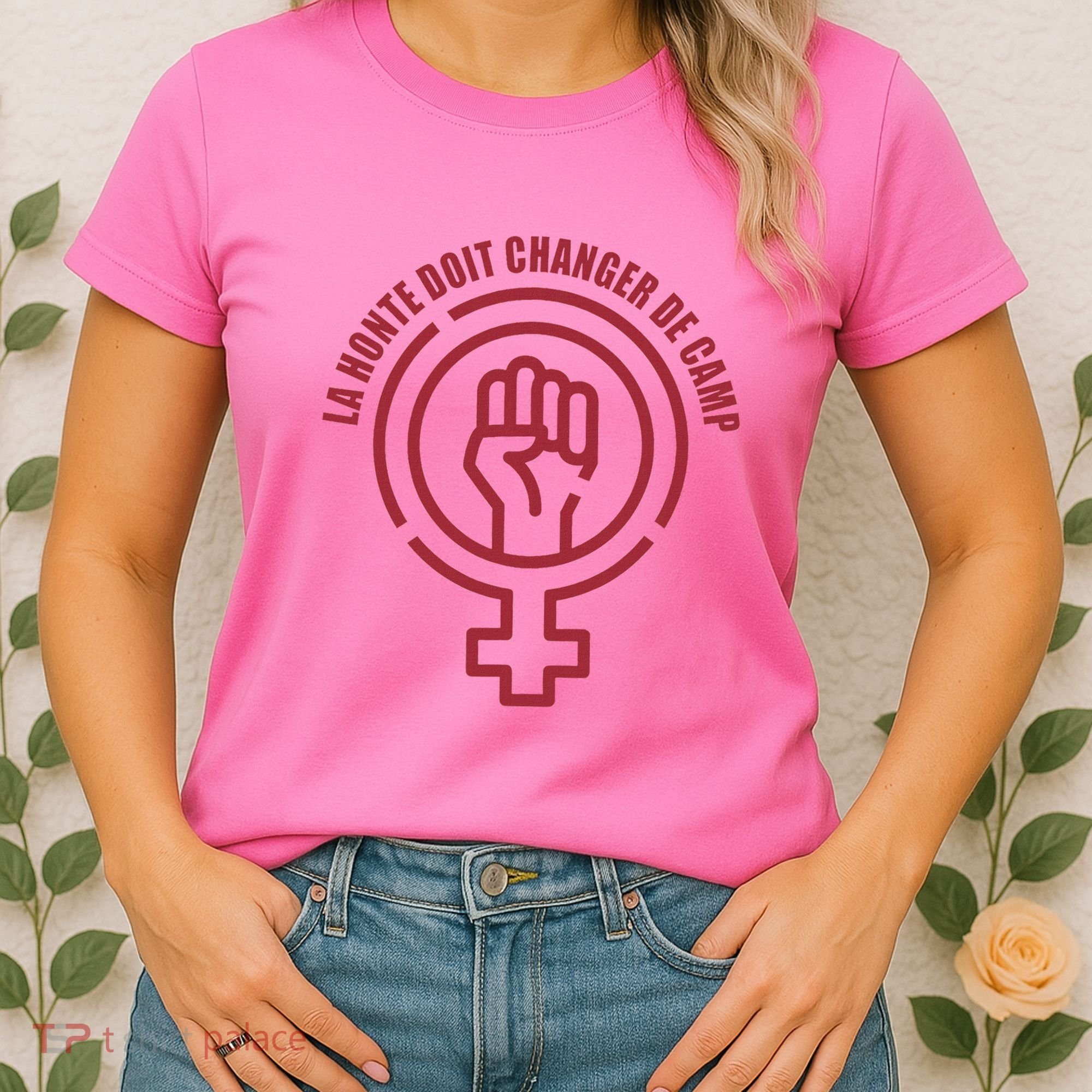 La Honte Doit Changer De Camp Feminist Gisele Pelicot Women's T-Shirt