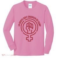 La Honte Doit Changer De Camp Feminist Gisele Pelicot Kids Long Sleeve Shirt thumb 0