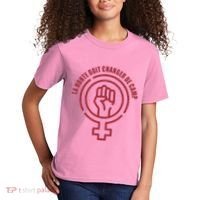La Honte Doit Changer De Camp Feminist Gisele Pelicot Kids T-Shirt thumb 2