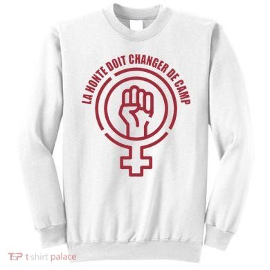 La Honte Doit Changer De Camp Feminist Gisele Pelicot Sweatshirt
