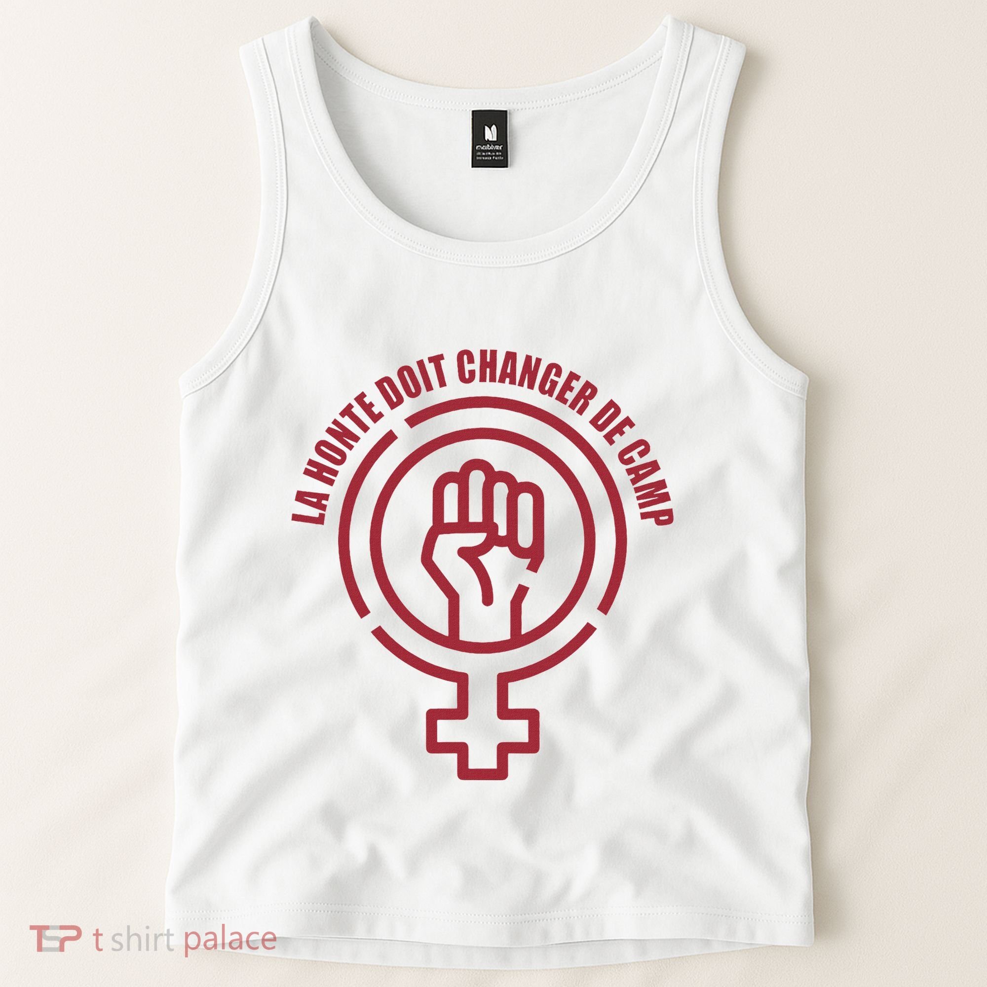 La Honte Doit Changer De Camp Feminist Gisele Pelicot Tank Top