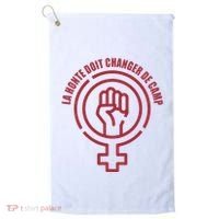 La Honte Doit Changer De Camp Feminist Gisele Pelicot Golf Towel thumb 0