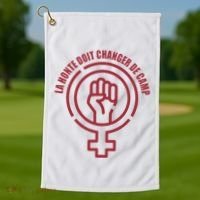 La Honte Doit Changer De Camp Feminist Gisele Pelicot Golf Towel thumb 1
