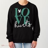 Love Hurts Eagle Retro Women's Sweatshirt thumb 0