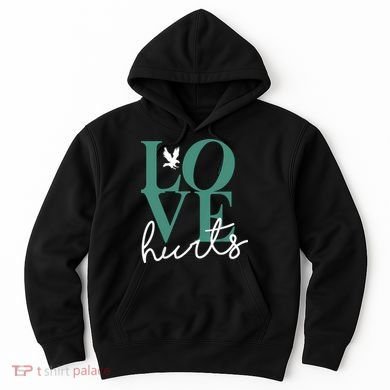 Love Hurts Eagle Retro Hoodie
