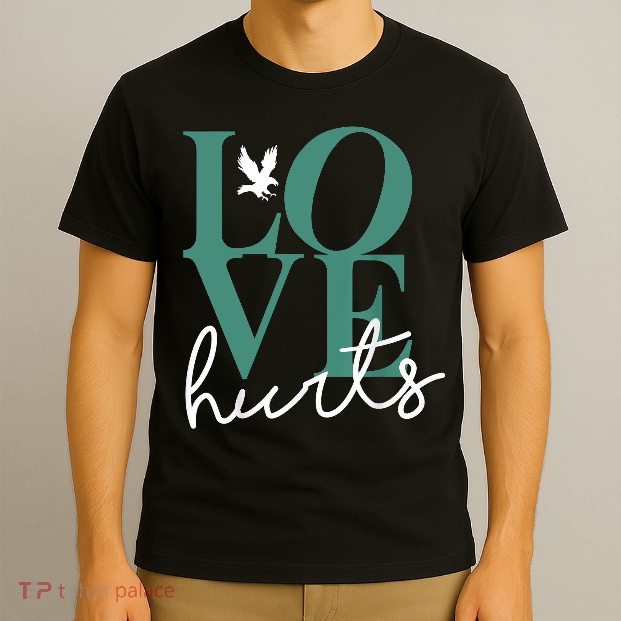 Love Hurts Eagle Retro T-Shirt