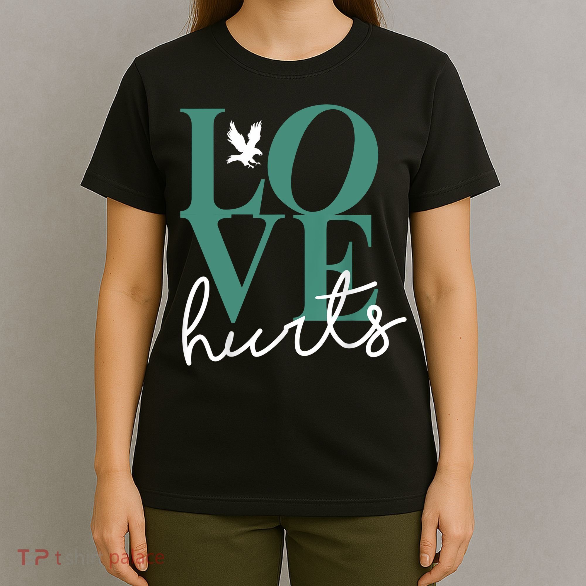 Love Hurts Eagle Retro T-Shirt