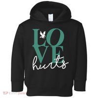 Love Hurts Eagle Retro Toddler Hoodie thumb 0
