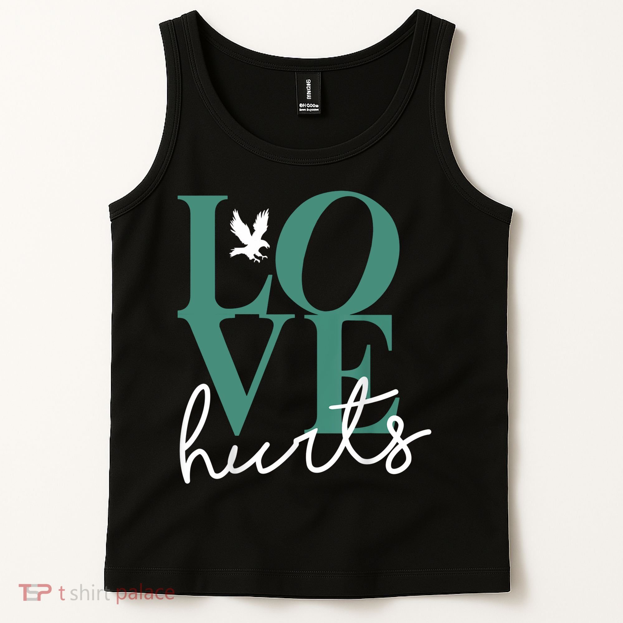 Love Hurts Eagle Retro Tank Top