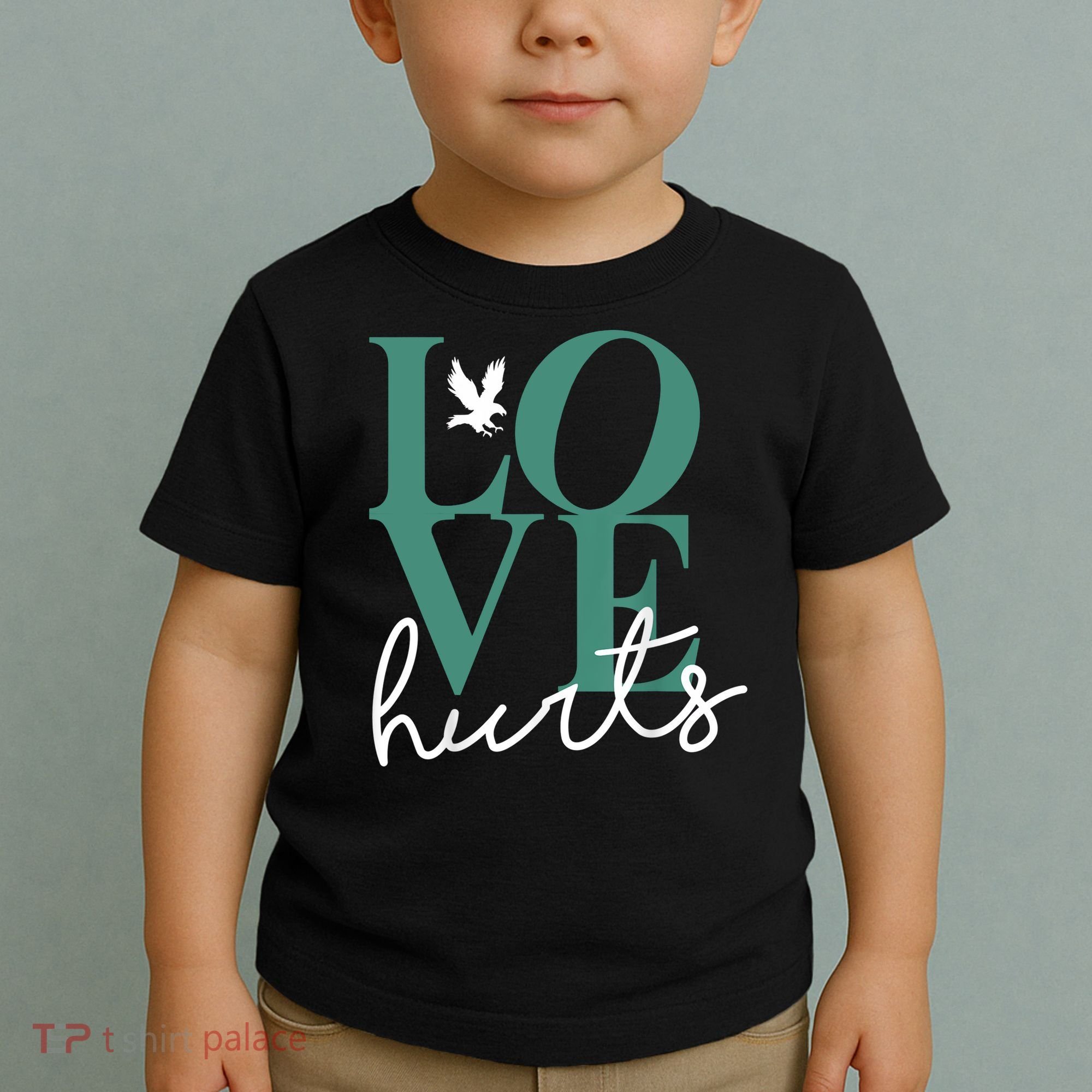 Love Hurts Eagle Retro Toddler T-Shirt