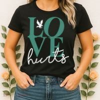 Love Hurts Eagle Retro Women's T-Shirt thumb 2