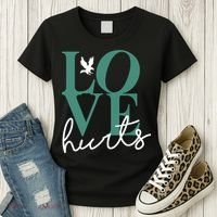 Love Hurts Eagle Retro Women's T-Shirt thumb 3