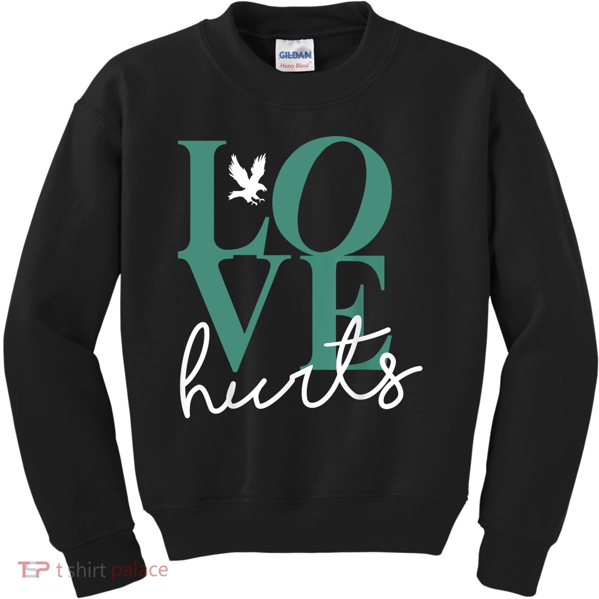 Love Hurts Eagle Retro Kids Sweatshirt