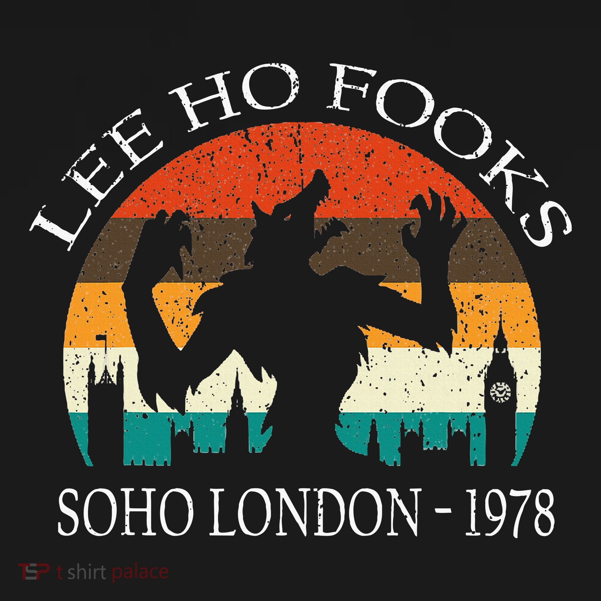 L.E.E H.O F.O.O.K.S Distressed Polo