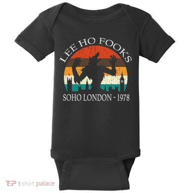 L.E.E H.O F.O.O.K.S Distressed Baby Bodysuit