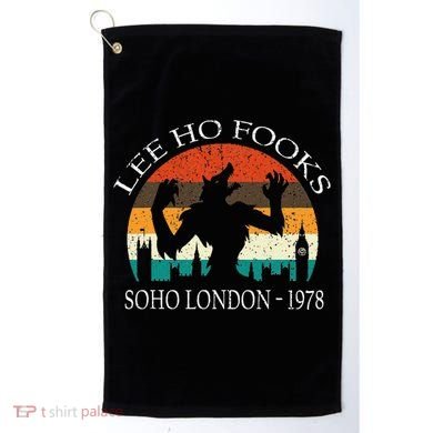L.E.E H.O F.O.O.K.S Distressed Golf Towel