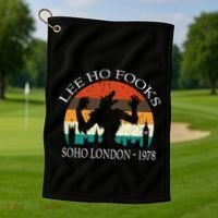 L.E.E H.O F.O.O.K.S Distressed Golf Towel thumb 1