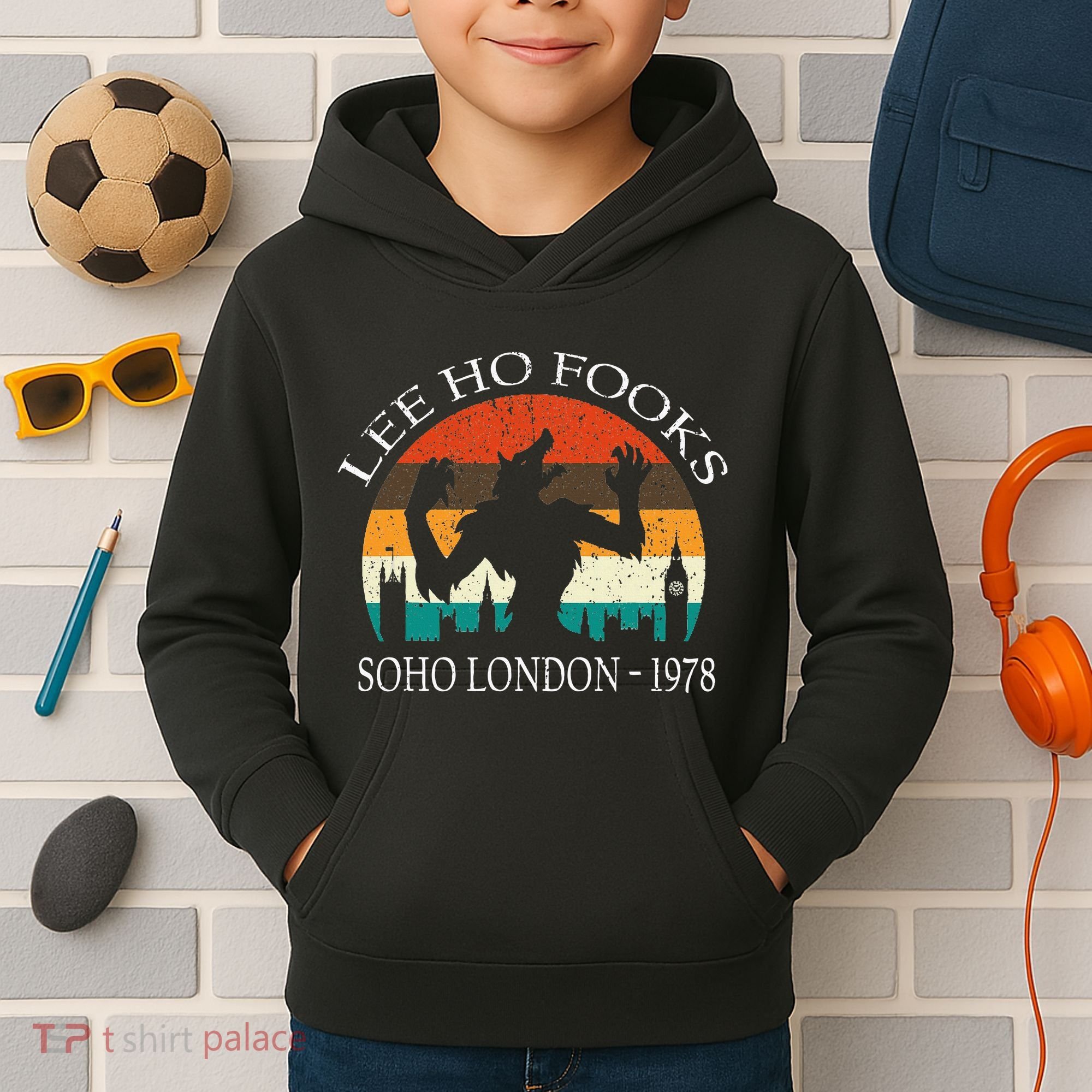 L.E.E H.O F.O.O.K.S Distressed Kids Hoodie