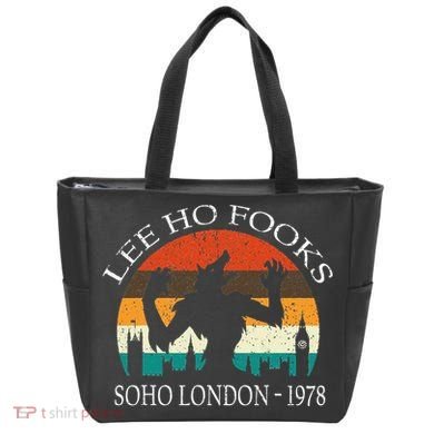 L.E.E H.O F.O.O.K.S Distressed Tote Bag