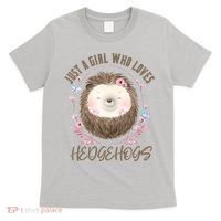 Loves Hedgehogs Forest Animal Cute Hedgehog  T-Shirt thumb 0
