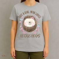 Loves Hedgehogs Forest Animal Cute Hedgehog  T-Shirt thumb 4