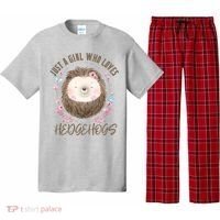 Loves Hedgehogs Forest Animal Cute Hedgehog  Pajama Set thumb 0