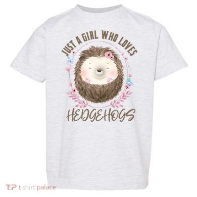 Loves Hedgehogs Forest Animal Cute Hedgehog  Toddler T-Shirt