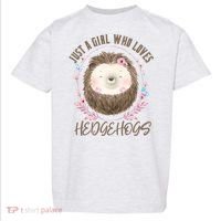 Loves Hedgehogs Forest Animal Cute Hedgehog  Toddler T-Shirt thumb 0