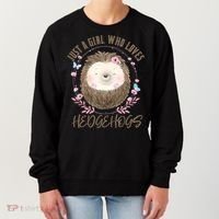 Loves Hedgehogs Forest Animal Cute Hedgehog  Women's Sweatshirt thumb 0