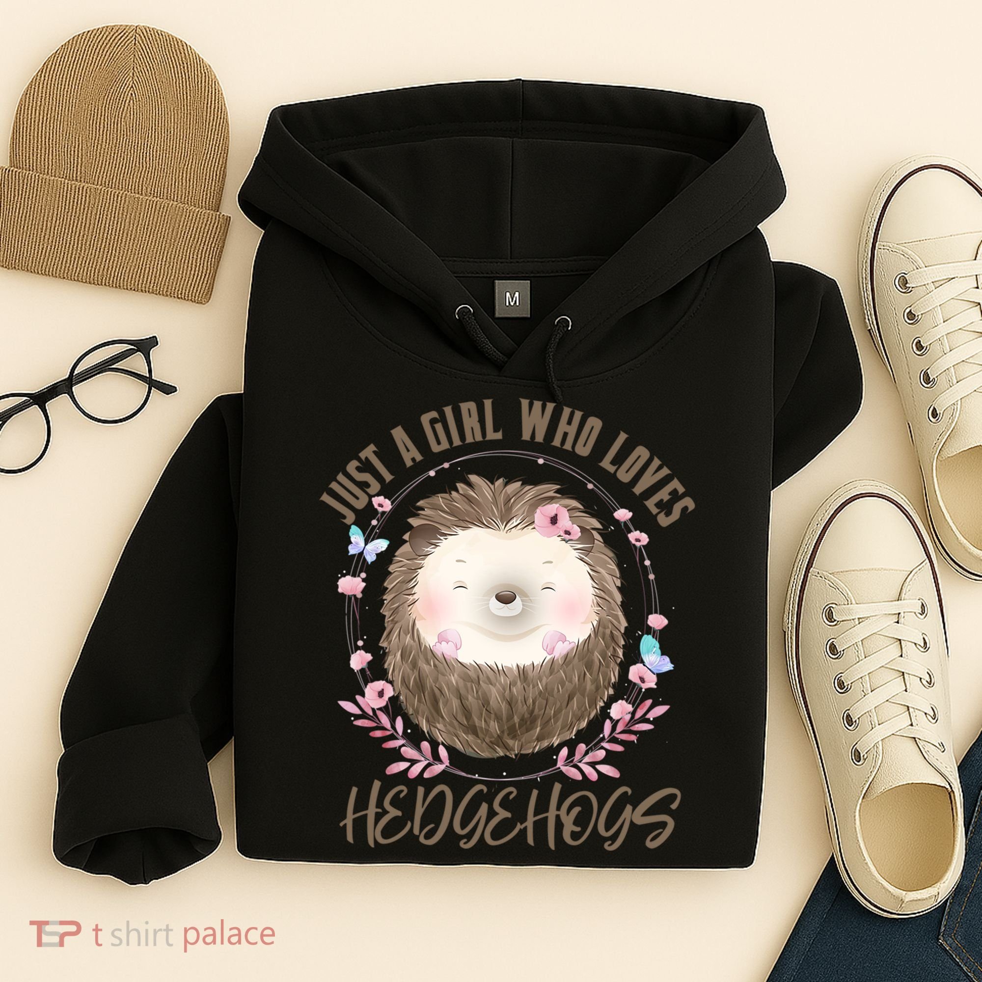 Loves Hedgehogs Forest Animal Cute Hedgehog  Hoodie